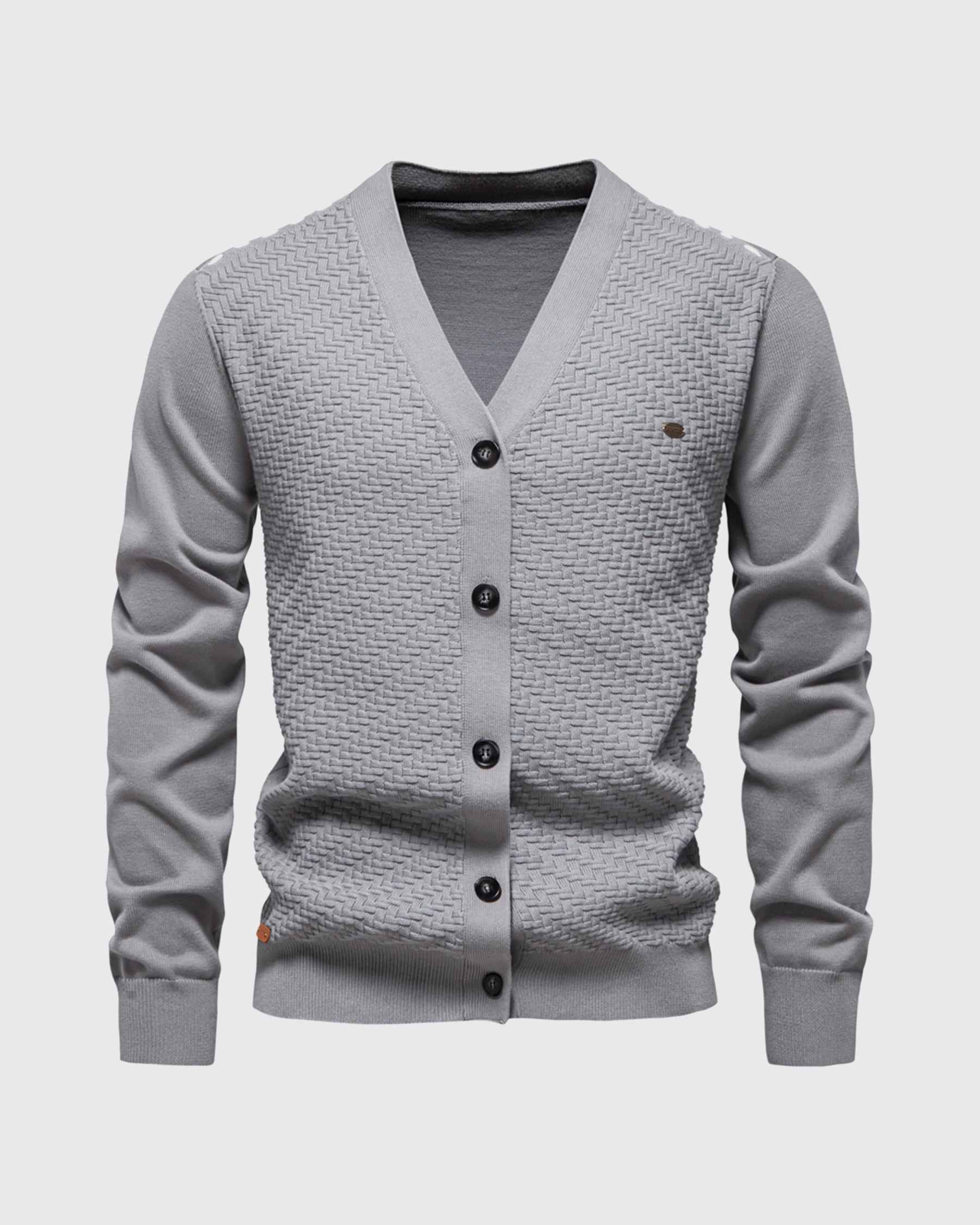 Men's Button-Up Knitted Cardigan