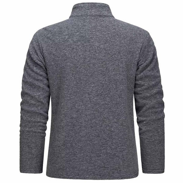 Men's Warm Fleece Half-Zip Jumper
