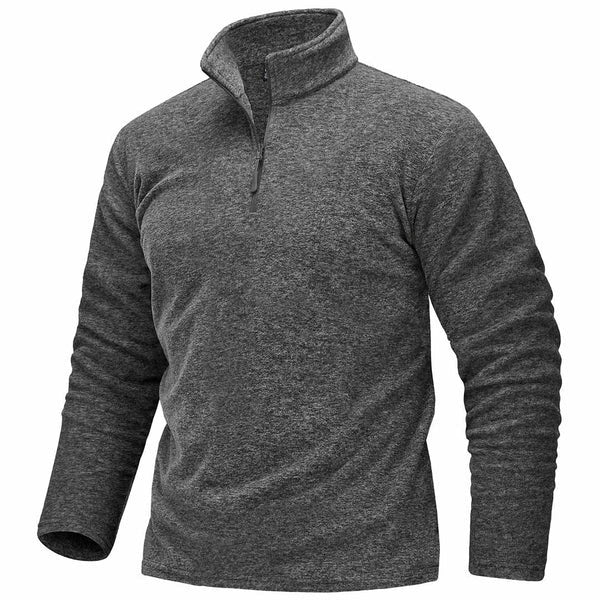 Men's Warm Fleece Half-Zip Jumper