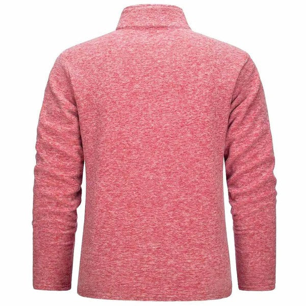 Men's Warm Fleece Half-Zip Jumper