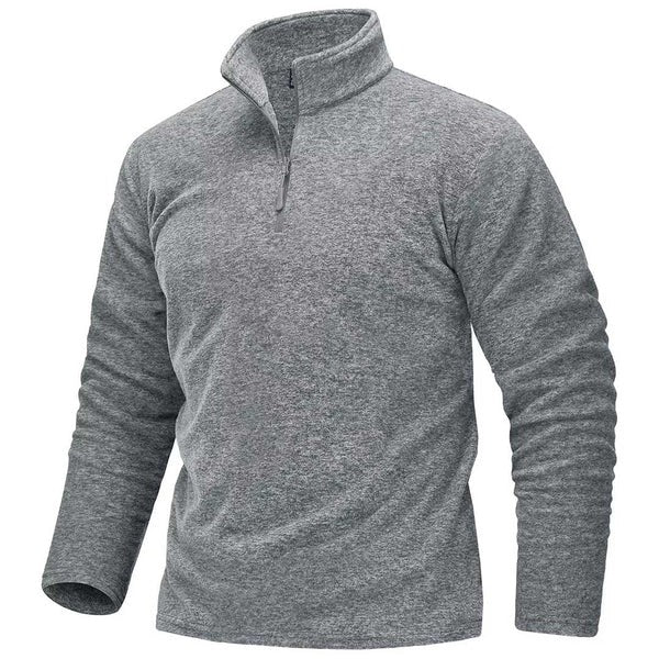 Men's Warm Fleece Half-Zip Jumper