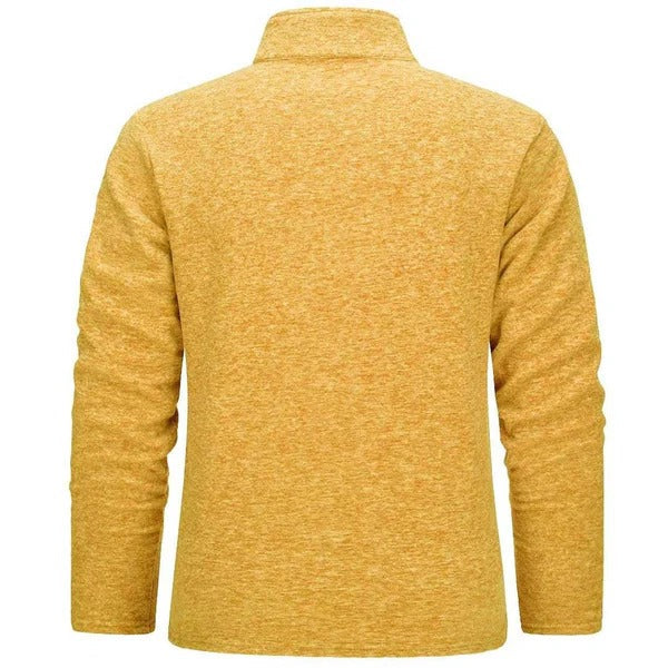 Men's Warm Fleece Half-Zip Jumper