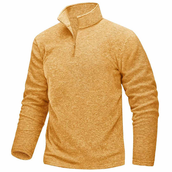 Men's Warm Fleece Half-Zip Jumper