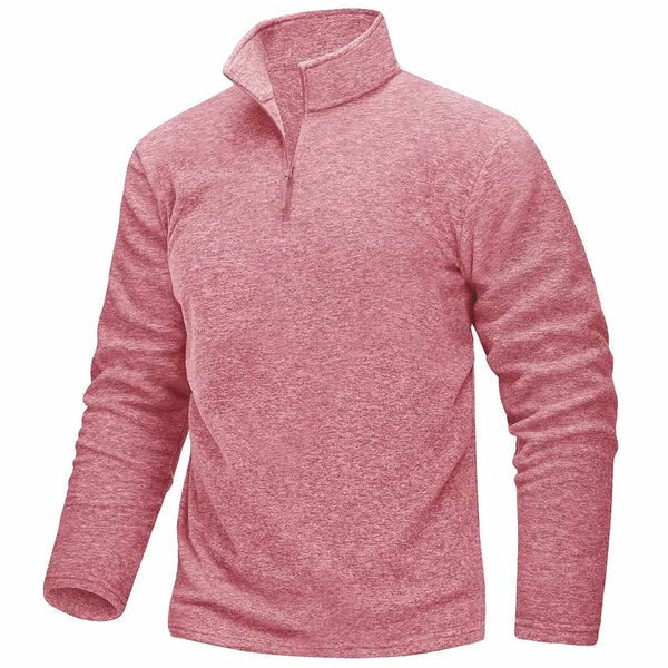 Men's Warm Fleece Half-Zip Jumper
