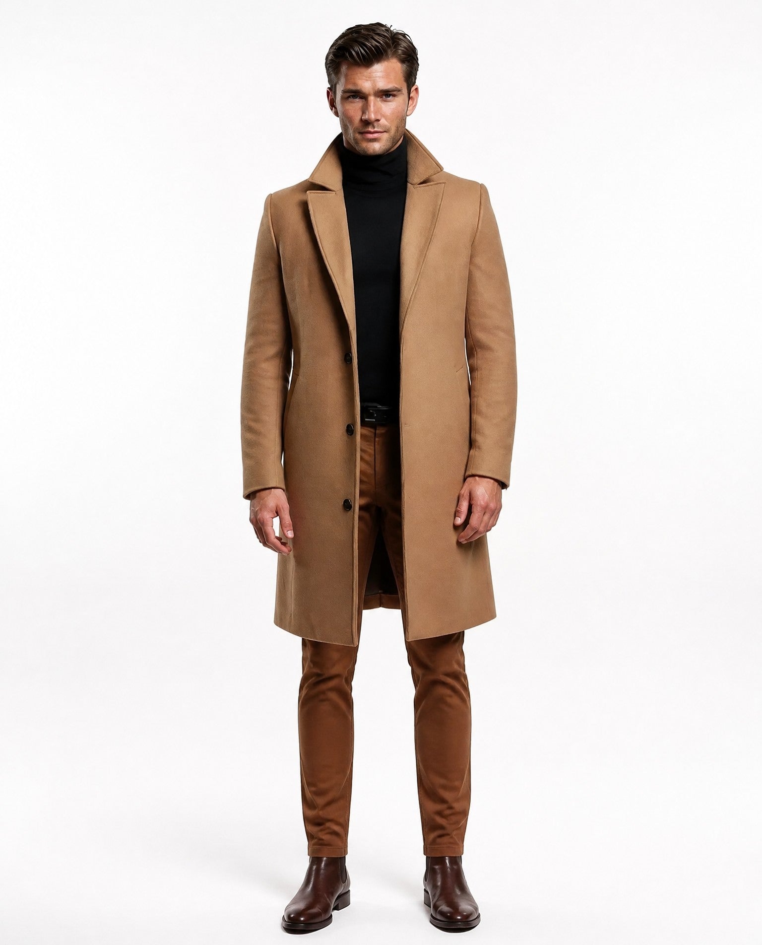 Men's Luxury Wool Coat
