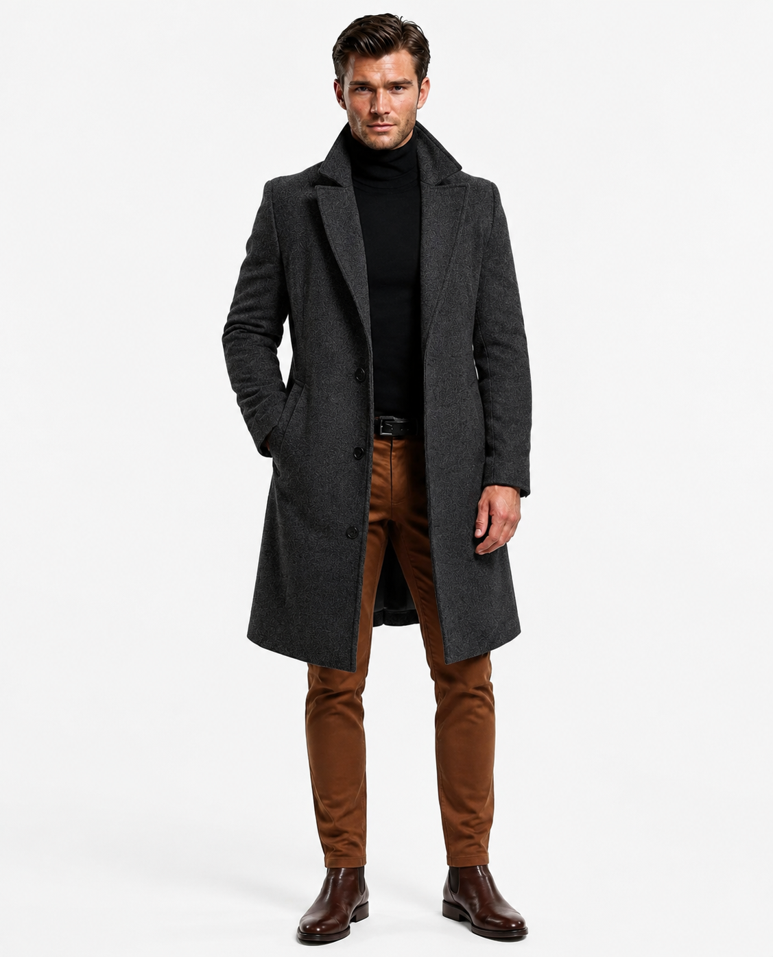 Men's Luxury Wool Coat